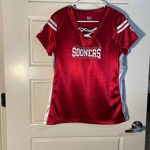 Oklahoma Sooners Womens Football Jersey Shirt